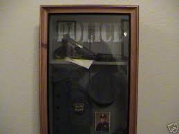 POLICE OFFICER Collectable Shadow Box - Great Gift Idea | #17310400