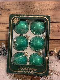 RARE COLORED Visions by Holly glass Christmas Tree Ornaments ...