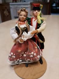 Vtg Polish SPOLDZIELNIA PRACY R.L.iA. Cepelia Folk Doll ...