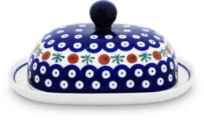 Oval butter dish for 250g (1 piece of butter) Pattern ZACIEK, 27,99 €