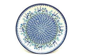 Polish Pottery Plate - 10" Dinner - Little Gems 257-2898a