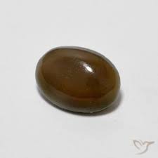 0.47ct Natural Warm Brown Chocolate Opal, Oval, Opaque