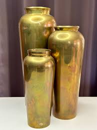 Set of Three Vintage Wildwood Brass Vases/vintage Wildwood ...
