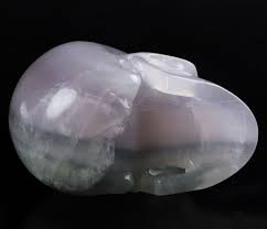 Free Shipping! Huge 5.1" Zonal Fluorite Crystal Skull! Hand ...