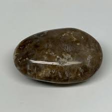 105.2g,2.5"x1.7"x1", Natural Black Opal Crystal PalmStone ...