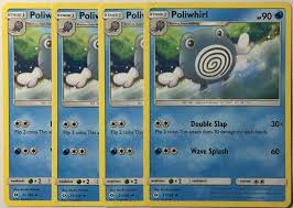 POKEMON 4X POLIWHIRL 31/149 SUN & MOON BASE SET UNCOMMON NEAR MINT-PLAYSET | eBay