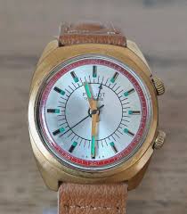 Poljot 2612.1 Alarm USSR vintage mechanical wrist watch gold ...