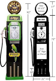 TOKHEIM 36B CLOCK FACE PUMP (BLACK & GREEN)