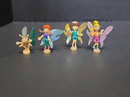 Polly Pocket Flower Fairies Flying School 3 Fairies Bug ...