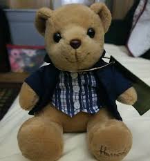Herrods Knightsbridge dressed navy boy Teddy Bear 7” MINT ...