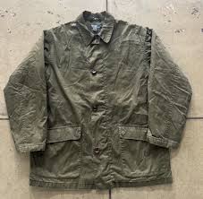 VTG 90s Polo Ralph Lauren Chore Green Polyester Coat Mens Sz L | eBay