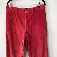 Vineyard Vines Corduroy Pants Classic Fit Club Red Wide Whale Men's Size 33 | eBay
