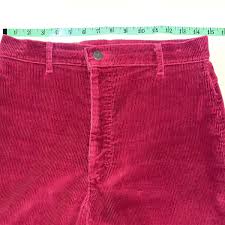 VTG Lee Riders Womens Corduroy Red Pants Size 14 High Rise Union Made USA 30x31 | eBay