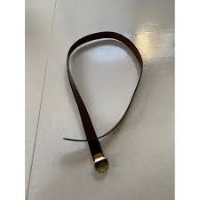 Leather belt Yves Saint Laurent Black size 100 cm in Leather ...