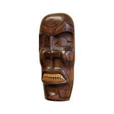 Human Hawk Man Mask - Canadian Indigenous Art Inc.