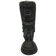 Polynesian Tiki Figurines, Set of 3. For Sale at Ruby Lane