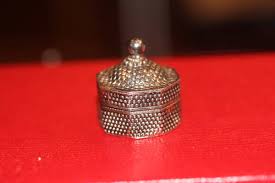A Chinese Antique Silver Trinket Box