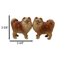 Ebros Pom Pom Golden Groomed Pomeranian Attractives Magnetic ...