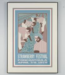 Sold at Auction: SIGNED 1979 STRAWBERRY FESTIVAL POSTER