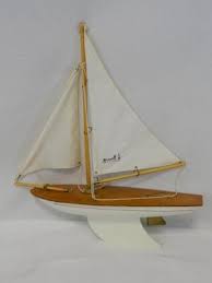 Vintage Advertising Model Sailboat ~ Atlantic Boats by Leeman | eBay