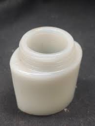 Ponds cold cream vintage jar milk glass,collectable. | eBay