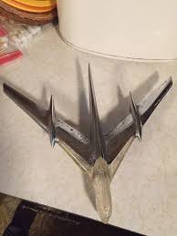 VINTAGE PONTIAC AIRPLANE INDIAN HEAD HOOD ORNAMENT #519948 MADE IN USA | #1846836414