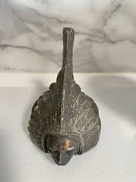 ANTIQUE VTG ORIGINAL 1920s PONTIAC INDIAN HEAD HOOD ORNAMENT ...