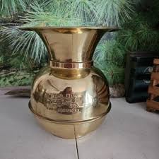 Brass Bright Gold Spittoon Union Pacific Railroad, Vintage Home Decor, Brass Railroad Cuspidor, Weighted Base Spittoon #3641 - Etsy