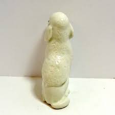 Buy Vintage Russian Lomonosov Porcelain Poodle Dog Figurine