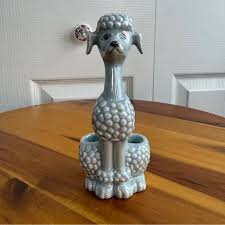 Vintage | Accents | Vintage Blue Poodle Lipstick Holder | Poshmark