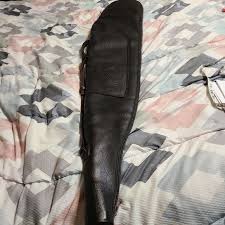 VTG Black Faux Leather Kolpin 49” Rifle Shot Gun 1960 Can ...