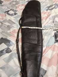 VTG Black Faux Leather Kolpin 49” Rifle Shot Gun 1960 Can ...