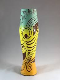 Terra Cotta Bomb Face Vase — Scratchy Eye Studio