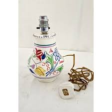 Vintage Poole pottery lamp base