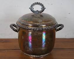 4 Vintage Silver Plate Serving Pieces Ice Bucket Tray Platter Gravy Sauce Boat - Etsy