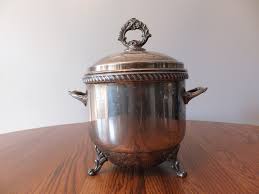 Vintage Hinged Silver Plated Ice Bucket Forbes Silver Co - Etsy New Zealand