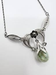 Uncas Curtis Creations Sterling Silver Floating Opal Pendant ...