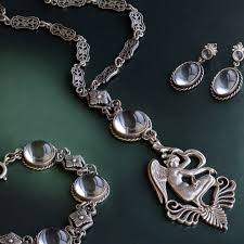 Pools of Light Glass Crystal Orbs Necklace Bracelet Earrings ...