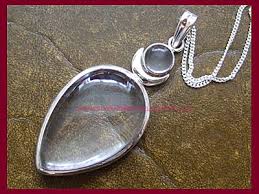 High Priestess Pendant Necklace with Quartz Crystal ...