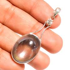 Rainbow Topaz Vintage Style Cabochon 45 Ct 925 Sterling ...