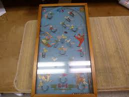 Vintage Northwestern Poosh-M-Up Big 5 Bagatelle Tabletop ...