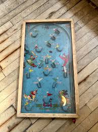 Poosh M up Big 5 Pinball Game Tabletop Games Antique Game ...