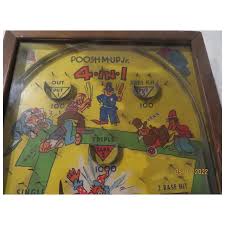 Poosh-M-Up Jr. Bagatelle Pinball Game - b. For Sale at Ruby Lane