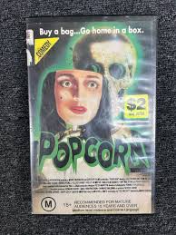 Popcorn VHS 1991 Horror Comedy Slasher Ex-Rental Big Box ...