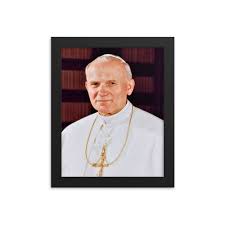 Pope John Paul II Framed Print - Etsy