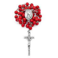 Rose Petal St. John Paul II Boxed Rosary | MONDO CATTOLICO