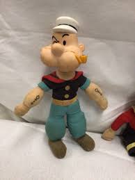 Vintage Popeye and Olive Oil Stuffed Plush Dolls | eBay