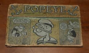 1934 Popeye Pencil Box. Eagle Pencil Co. No. 9025 1 Room School-Great Graphics | eBay