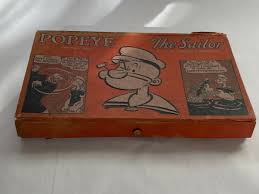 Vintage Popeye The Sailor School Pencil Box Case 1934 | eBay