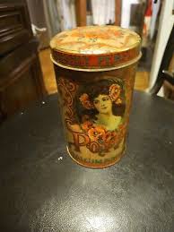 Vintage "Poppy"Talcum Powder Tin w/Lid Made In England | eBay